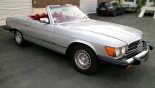 Mercedes 450 SL 1978 3-4 AVD décapotée